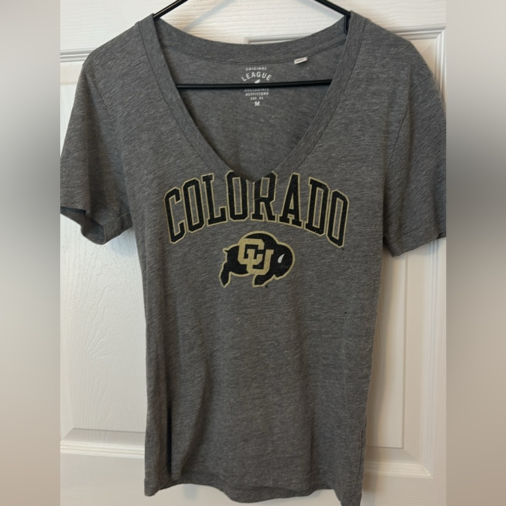 Gray Colorado V-Neck T-Shirt